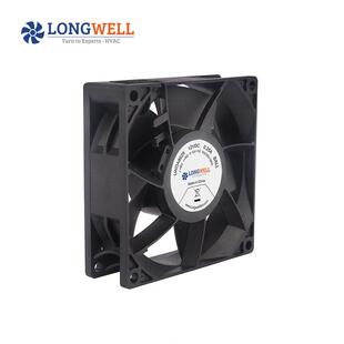 朗伟 小型工频轴流散热风扇 8025 24V/48V小排风扇配电箱排气扇