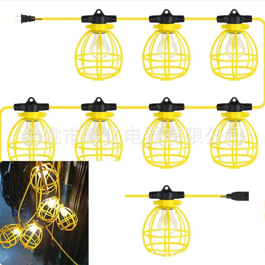 E26笼式灯串防水 灯笼式防撞击 室内、室外、建筑照明E27户外灯串