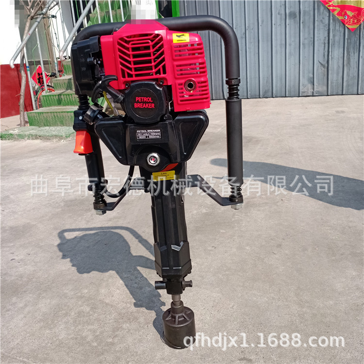 便携式柴油打桩机防汛抢险拔桩机钢管木桩打墩机