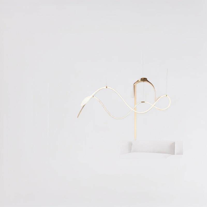 现代简约客厅吊灯个性创意餐厅灯设计师款极简卧室装饰灯北欧灯具