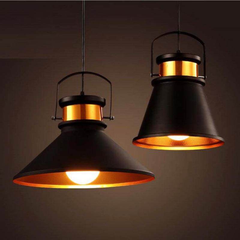 loft个性创意吧台灯具咖啡厅火锅店装饰照明复古工业风餐厅单吊灯