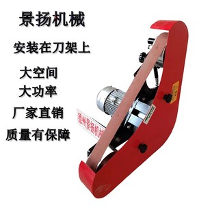 工业级车床砂带机刀架改装外圆胶辊打磨机钢管除锈镜面抛光机厂家