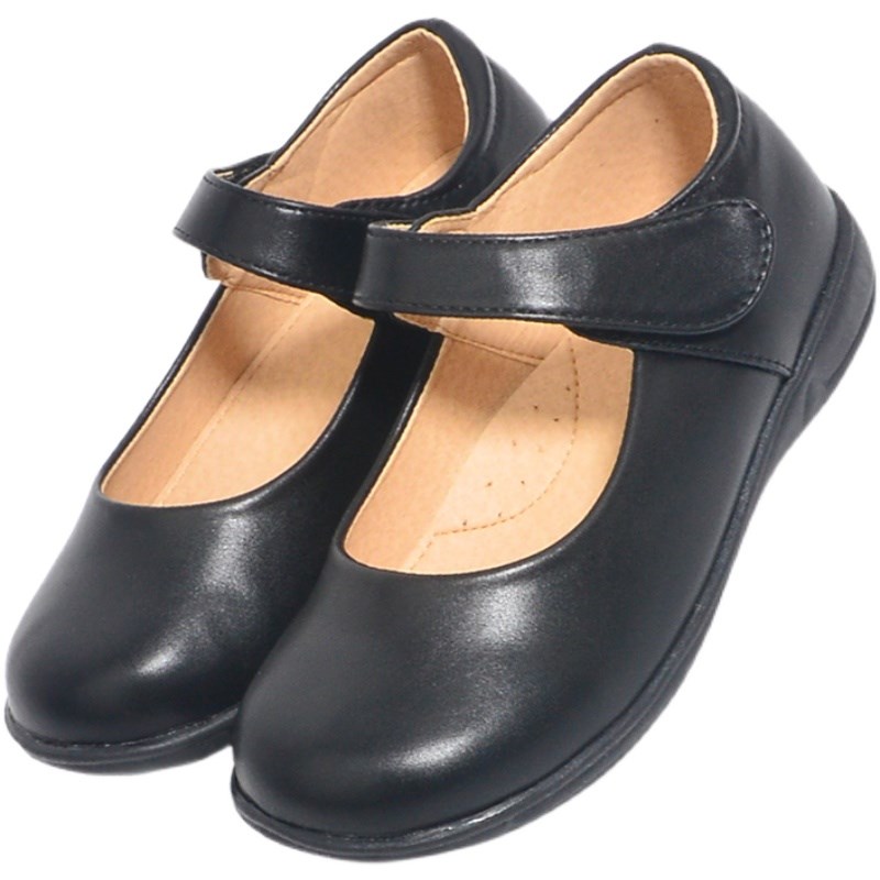 男童黑色皮鞋软皮女孩演出鞋小公主学生开学礼物仪单鞋儿舞蹈表演