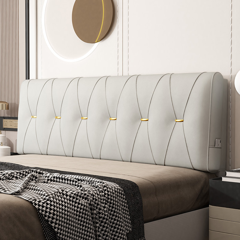 新款床头靠垫床头板软包榻榻米软包自粘靠枕大靠背现代简约可拆洗