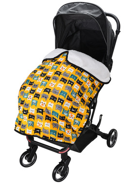 婴儿毛毯宝宝抱毯推车盖毯婴儿背带腰凳I防风防雨包被加厚儿童秋