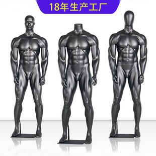 迷彩战术防护装备肌肉男模特展示架全身大码人体T假人模特道具定