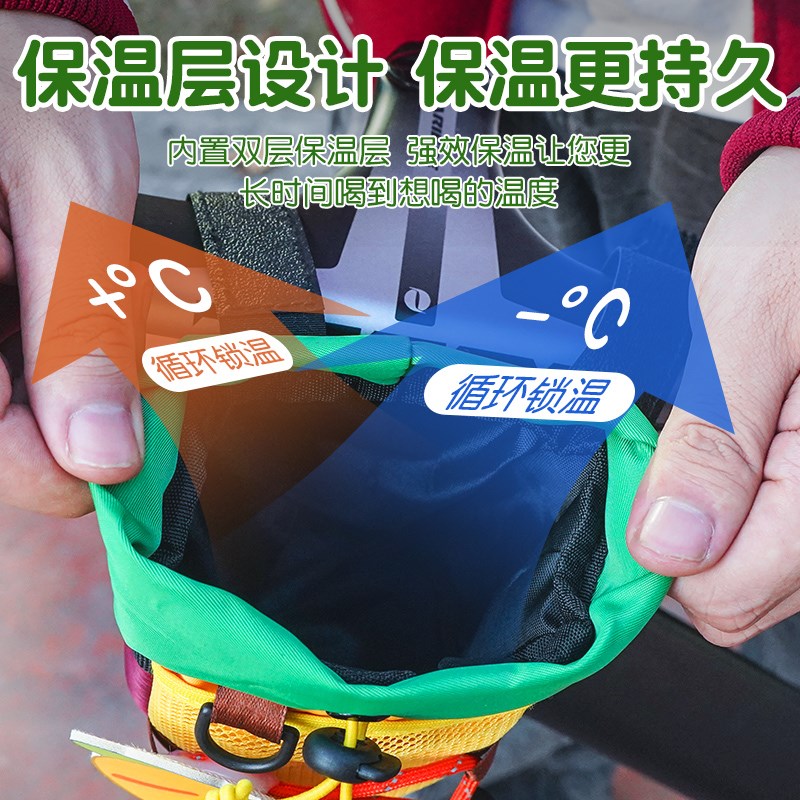 自行车挂包可爱水壶杯电动摩托车奶茶杯架收纳包单车骑行装备配件