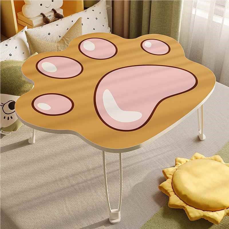 床上小桌子宿习号桌折叠桌书桌笔记本电脑桌大学飘窗铁线脚-3懒人