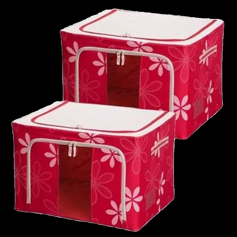 120l150升折叠牛津布收纳箱特大号超大容量布艺100衣物被子整理