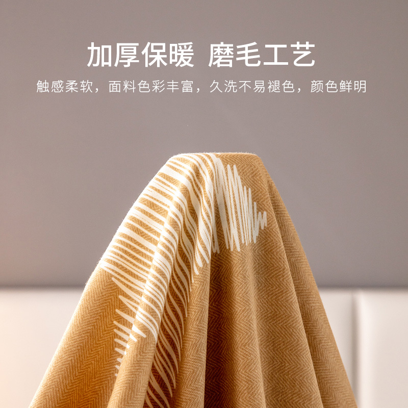 磨毛纯棉床单单件全棉加厚学生宿舍单人被单枕套三件套男双人炕单