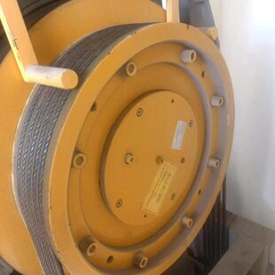 5槽钢丝绳8MM对重返绳导向轮 400 电梯配件 欣达主机曳引轮铸铁轮