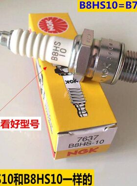 NGK火花塞BR7HS10适用两冲船挂机摩托艇快艇船外机B7HS-10/B8HS10