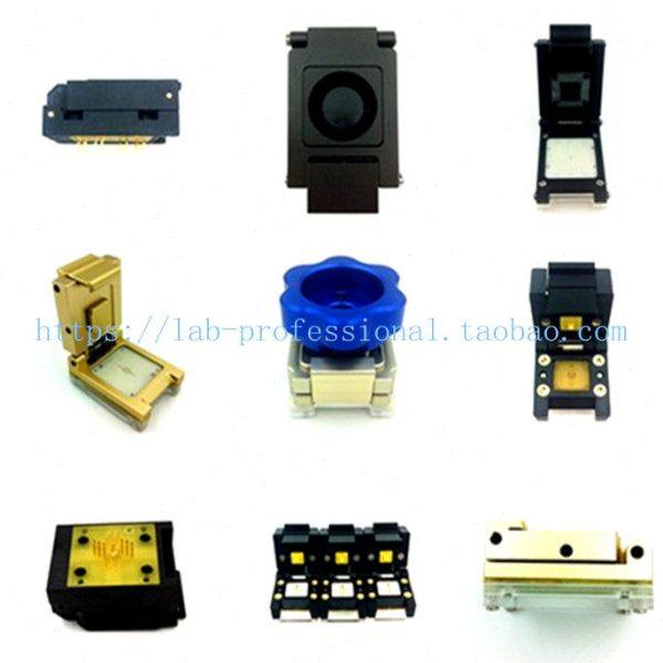 QFN24开尔文测试座4x4 0.5MM定制 订制 客制 老化座 专业制作