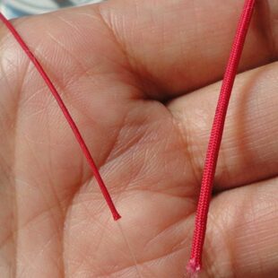 文铂0.4高密度竿稍绳护线绳红棕色大物鱼线加固垂钓渔具用品配件