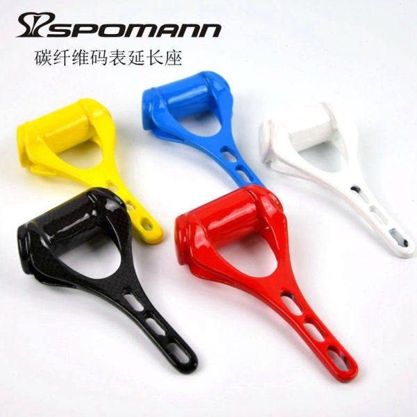 包邮无标全碳纤维码表延伸架公路车山地自行车男女彩色骑行单车配