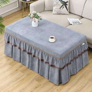电炉罩烤火罩雪尼尔炉火罩子时尚升降茶几罩套长方形烤火炉盖罩
