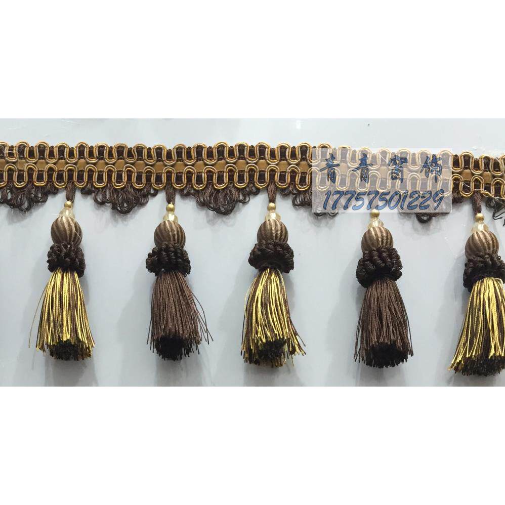 厂家直销 牛筋草莓吊穗 窗帘沙发 高档欧式 花边辅料配件流苏编织