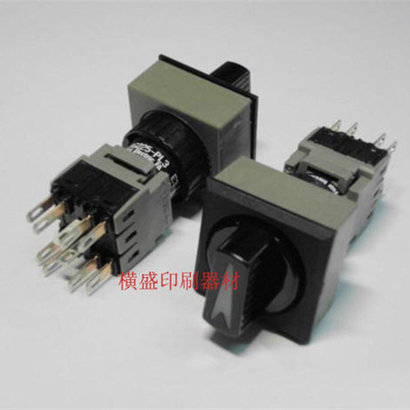 小森印刷机配件 按钮开关 三段选择开关AG225-PL3W22E3