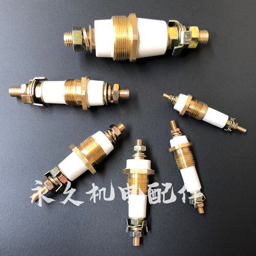 YB2/YB防爆电机绝缘接线柱 防爆柱 电机配件纯铜双头丝线柱焊接柱