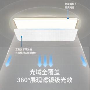 全光谱大厅吸顶灯现代简约大气客厅灯悬浮外发光卧室餐厅全屋灯具