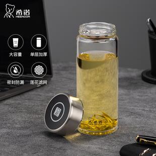 希诺6015-7希诺1205-6单层玻璃杯加厚大容量家用透明便携玻璃杯