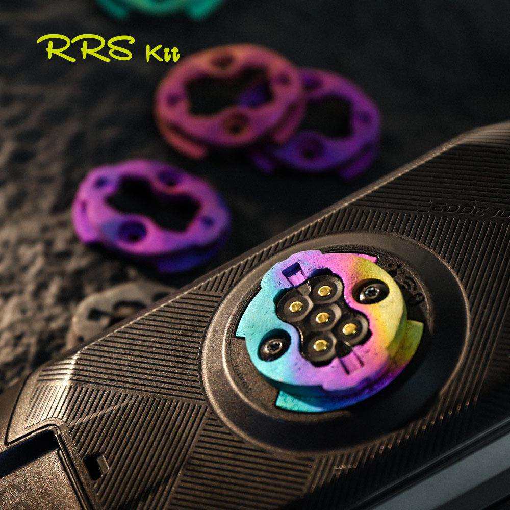 Rrskit 适用佳明1050码表底座卡扣钛合金 3D打印卡扣修补件便携式