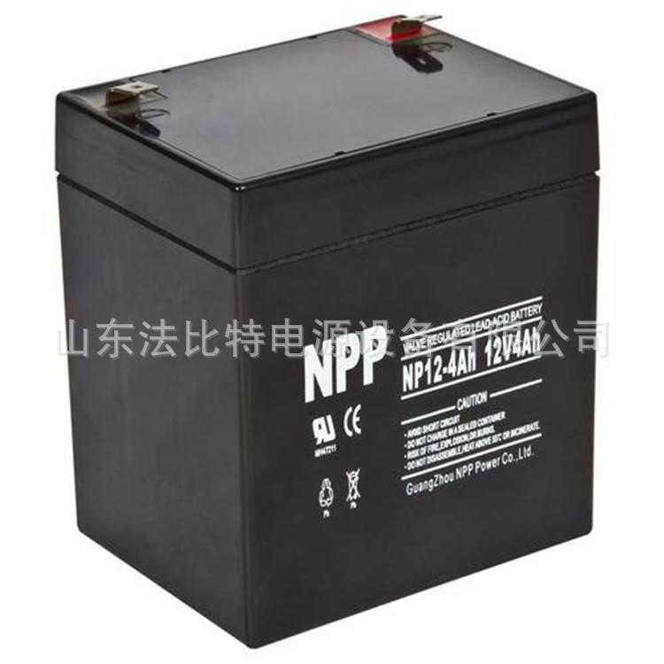 NPP铅酸蓄电池NP12-4Ah广州耐普12V4Ah质保1年 精密仪器