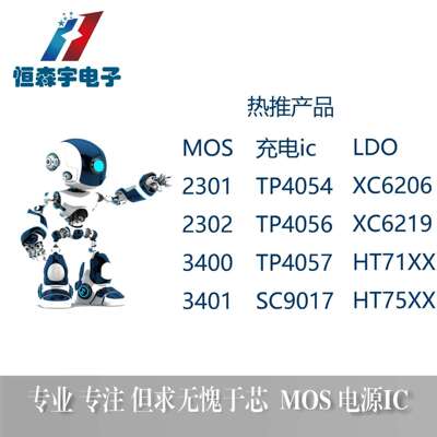 英集芯 IP2365 QFN24 内置MOS 5-30V 3A 1-4串电池降压充电IC芯片