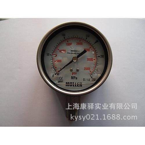Y-ML100/200超高压压力表 2000KG压力表 2000BAR 压力表