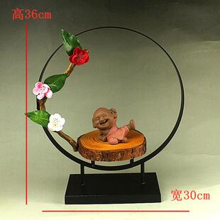 新中式禅意倒流香摆件客厅书房电视柜玄关装饰品创意家居软装摆件