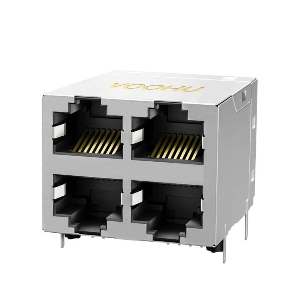 【现货】2x2四口rj45千兆网口 8p8c网线接口 SYT22Q263GWA2D057