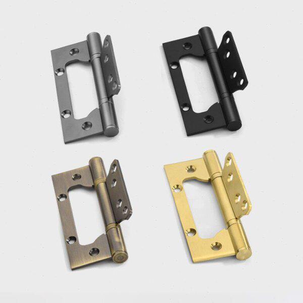 5寸加厚不锈钢子母合页房门铰链折页木门合叶免开槽静音轴承1片价