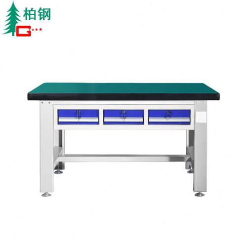 柏钢重型工作台钳工台1500长*750宽*800高平三抽工作台车间钳工操