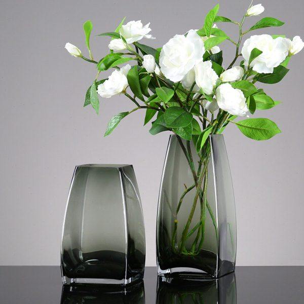 2020新款现代简约玻璃花瓶摆件客厅插花器皿透明水养北欧轻奢创意,家居饰品,花瓶,淘宝优惠券,粉丝福利购,淘宝优惠卷