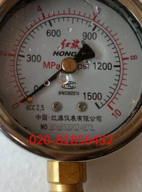 红旗10Y 抗震 010  Y-  60mpaKKGN100ps-仪060 耐震压力表GTNi150