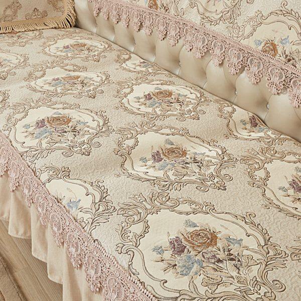 欧式沙发垫四季通用防滑布艺客厅奢华真皮沙发坐垫套罩全罩冬定做