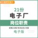 车间电子管公司岗位职责仓员操作工行标准管主任班经理主业工厂长