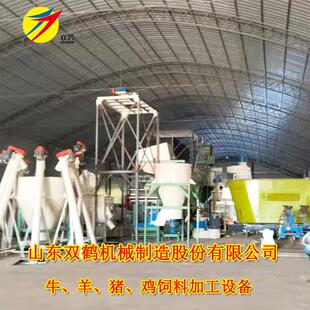 全价育肥羊反刍草颗粒加工成套设备 玉米秸秆加工羊饲料颗粒机械