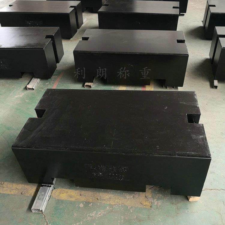 M1级1吨砝码1000kg标准法码500公斤天车行车配重块1T2吨锁型砝码