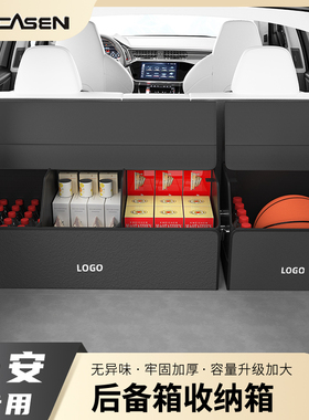 长安专用后备箱收纳箱车载收纳盒储物CS55/CSJ75/PIUS/糯玉米/逸