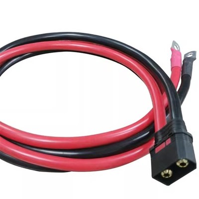 Qs8分流线电池电源线6Awg16平方米耐高温软硅胶线大电流防火插头