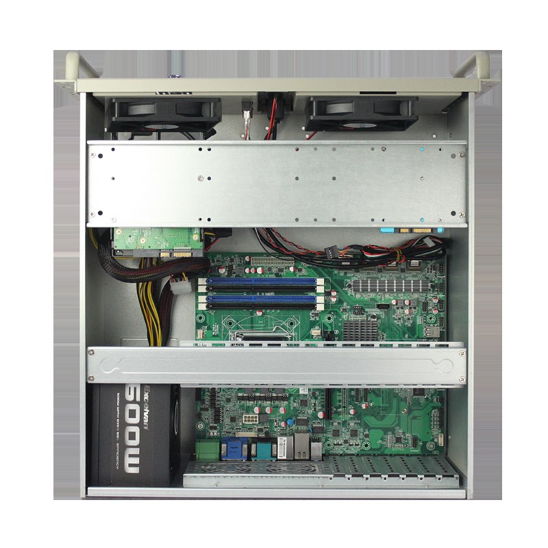 研华IPC-610L工控机箱19寸机架式7槽ATX主板工业自动化电脑4U定制