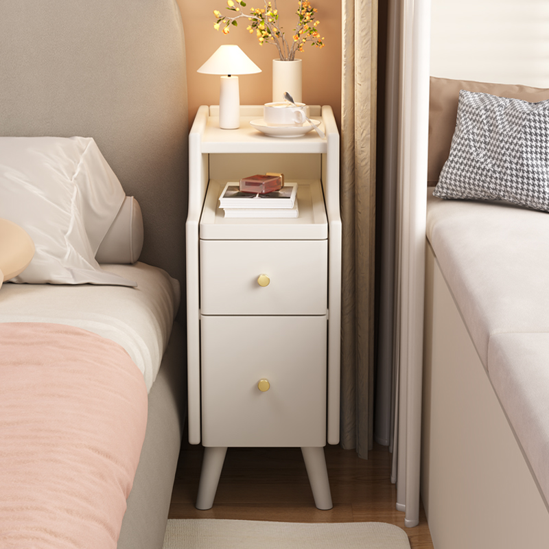实木床头柜迷你小型卧室极窄床边柜超窄夹缝收纳柜简约现代置物架