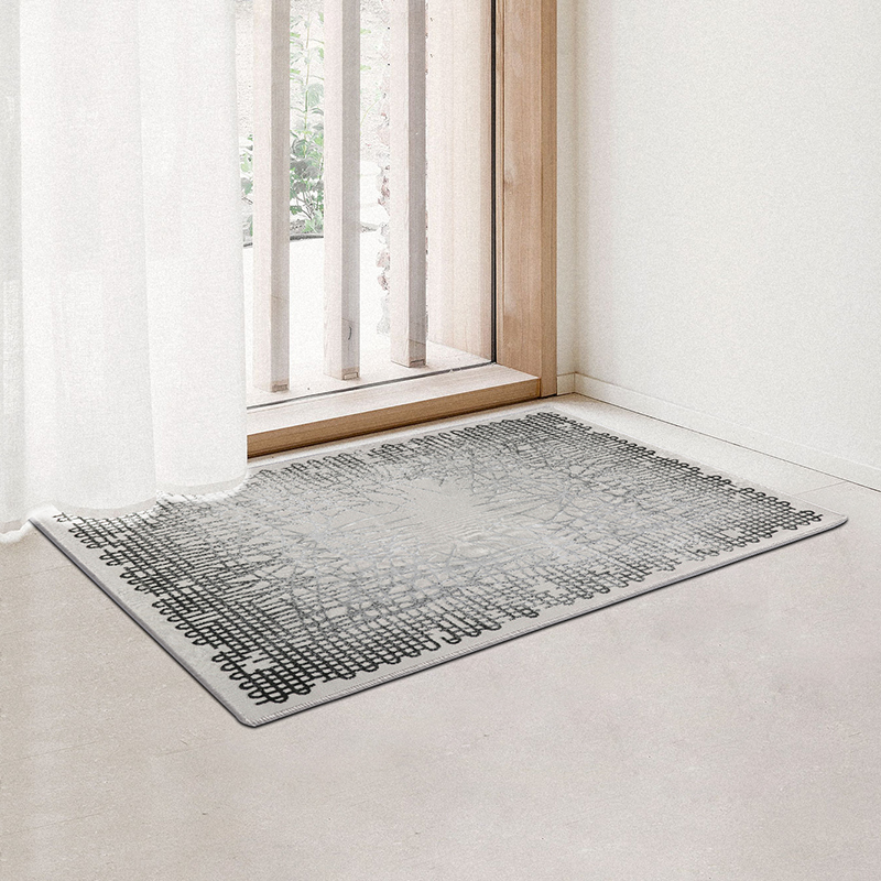 入户门地垫柔软混纺门垫耐脏进门门口地毯可擦洗可定制家用踩脚垫