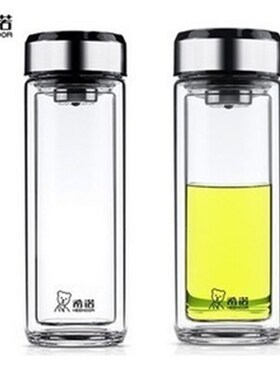 双层玻璃杯男女士商务时n尚带滤网茶杯-6710/6711/6712/6713