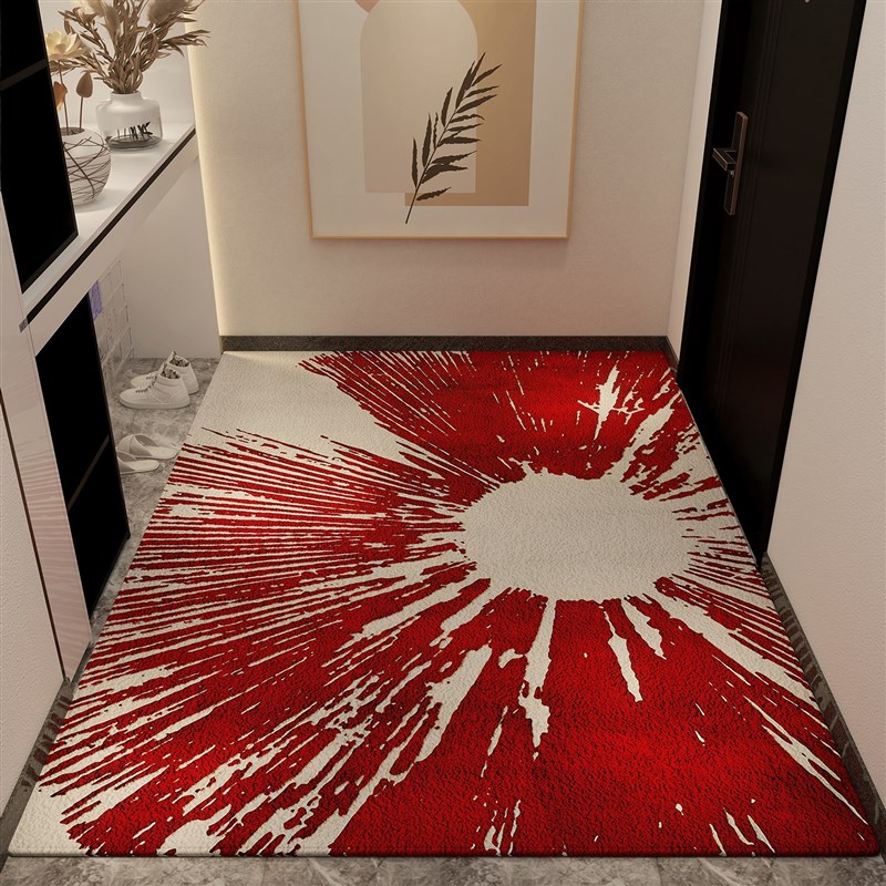 2024新款入户门地毯进门门垫防滑耐脏高级地垫玄关家用可裁剪脚垫