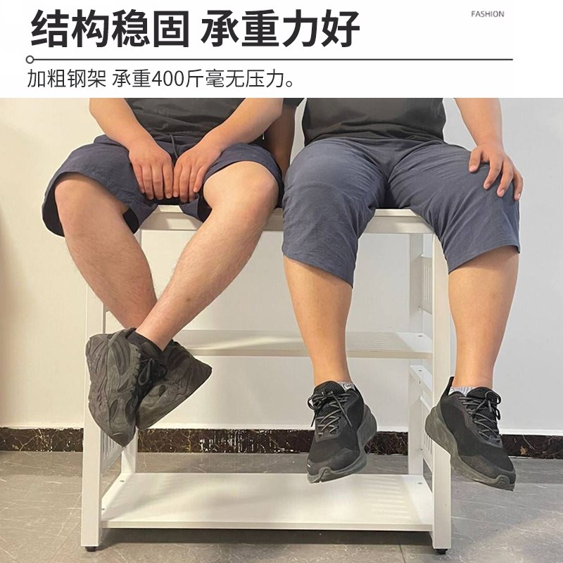 厨房分层置物架落地省空间多功能微波炉收纳柜靠墙切菜台桌储物架