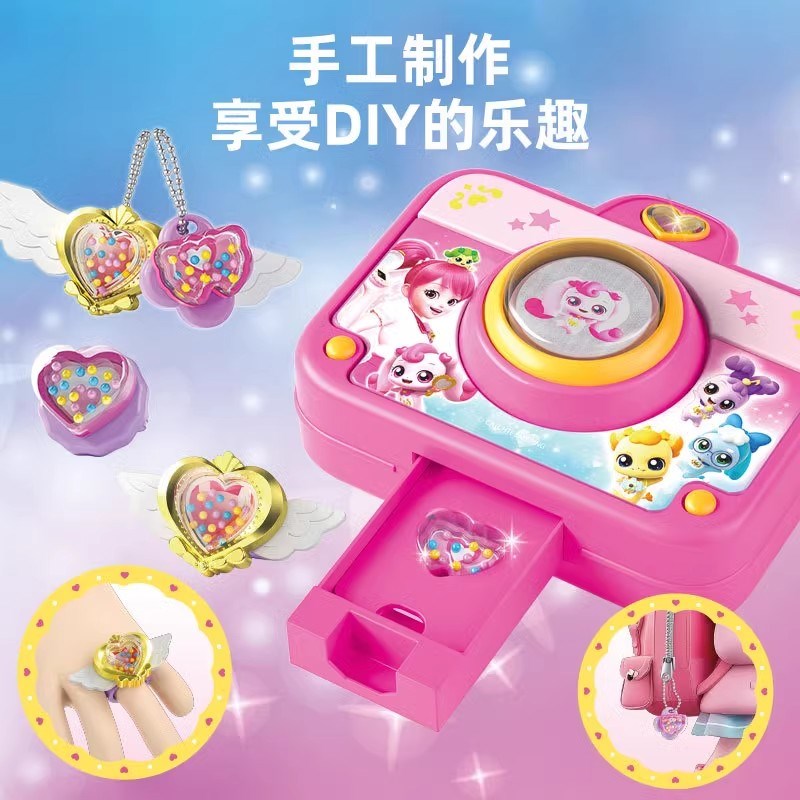奇妙萌可玩具幸运百宝箱魔法相机小女孩日记套装过家家手提包饰品