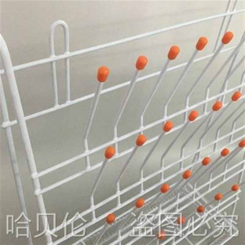 滴水单面架架晾干架沥水三角瓶烧杯WG2位玻璃架试管实验室晾干。