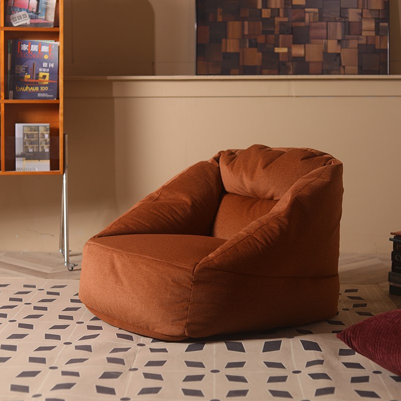 EPP懒人沙发布艺可拆洗单人小沙发可躺可睡卧室休闲Y豆袋客厅躺椅